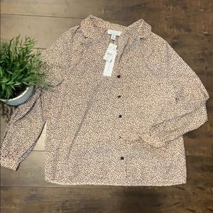 TOPSHOP Leopard Blouse